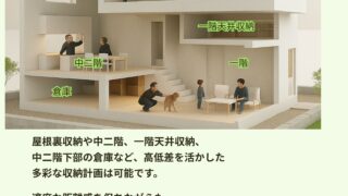 新築福岡市･収納豊富な住宅建築設計案